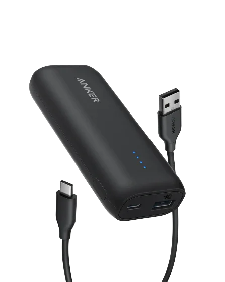 Anker 321 Power Bank 5000mAh -Black - Tashqila Anker 321 Power Bank 5000mAh -Black - Tashqila